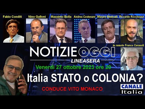 "𝐈𝐭𝐚𝐥𝐢𝐚: 𝐒𝐭𝐚𝐭𝐨 𝐨 𝐜𝐨𝐥𝐨𝐧𝐢𝐚 ?" | Notizie Oggi Lineasera - Canale Italia
