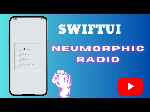 SWIFTUI Neumorphic Design Inspired Radio Buttons #swiftuitutorial #speedcode