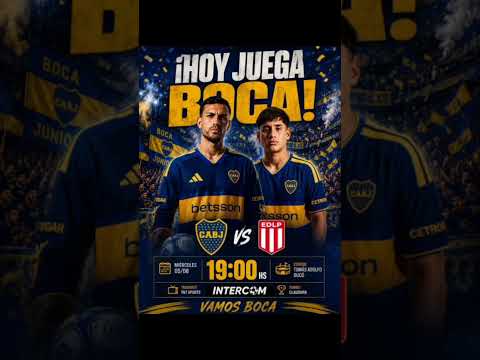 HOY JUEGA BOCA💙💛⚽️ #boca #futbol #bocajuniors #xeneize #futbolargentino #shorts #viral #argentina