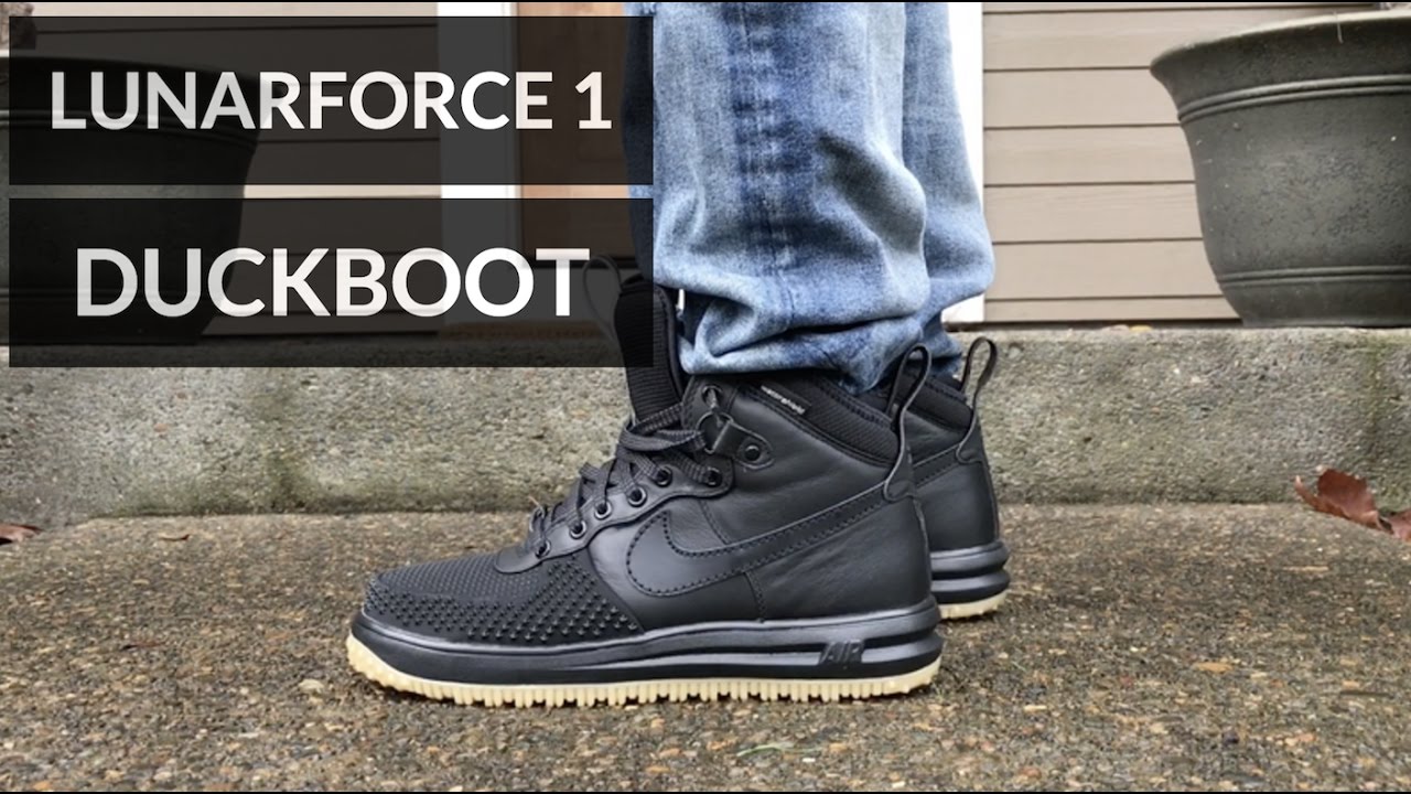 PERFECT WINTER BOOTS! NIKE LUNAR FORCE 1 DUCKBOOT REVIEW!