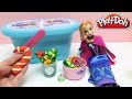 FROZEN Picnic Basket Playset Play Doh Lollipops Cake Dessert DIY Play-Doh Creations