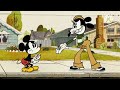 Peter Uses His Hurricane Holler At Mortimer From Mickey The Mouse Shorts Pete S Scorned
