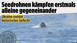 KRIEG DER ZUKUNFT: Unbemannte Drohnen-Boote kämpfen im Schwarzen Meer