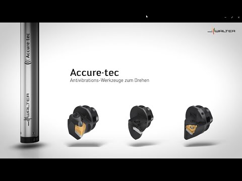 MODULARE, SCHWINGUNGSGEDÄMPFTE BOHRSTANGE A3001 - Accure·tec – große Bohrungen vibrationsarm drehen.