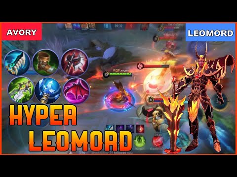 🐎 HyperCarry Leomord Gameplay! [Top Global Leomord] Avory - Mobile Legends