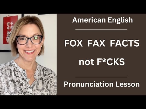 別再唸錯！FOX, FAX, FACTS 的正確發音，告別尷尬的英文口誤！🇺🇸 | #學英文 (Learn to Pronounce FOX, FAX, FACTS not F*CKS | American English Embarrassing Mistake #learnenglish)