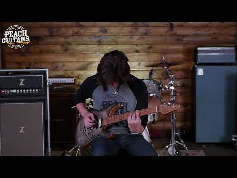 Suhr Modern Satin Flame Charcoal Burst