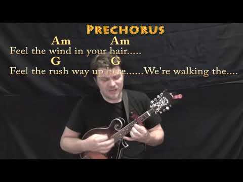 Walking the Wire (Imagine Dragons) Mandolin Cover Lesson with Chords/Lyrics - Capo 4th