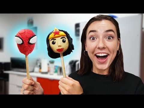 DIY SuperHero Cake Pops! Video