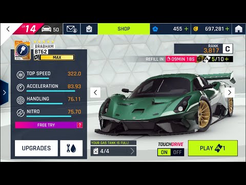 Max!!! 3,817 Brabham BT62 in Event