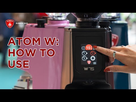 Eureka Atom 65W / 75W Grind-by-Weight Coffee Grinder with Auto Tamper