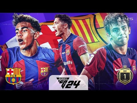EAFC 24 | SEASONS DIV#1 | BARCELONA | PS5 4K GAMEPLAY