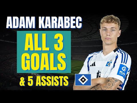 Adam Karabec - ALL 3 GOALS & ASSISTS FOR HAMBURGER SV | Skills & Highlights 