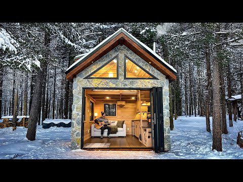 Building a COZY CABIN IN THE WOODS