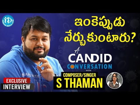 An Unsung Covid-19 Warrior Composer/Singer S Thaman Exclusive Interview