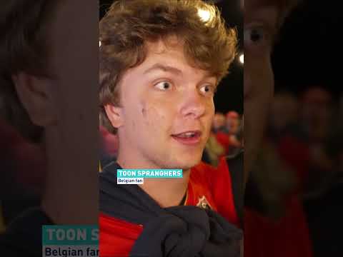 Belgian fans celebrate 4 1 World Cup win over US