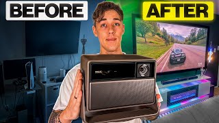 Turning My Bedroom Into The Ultimate Game Room - XGIMI Horizon 20 Max Review