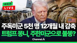 [????이슈를 켜라] [LIVE] 美, 독일서 미군 5천 명 뺀다…유럽 동맹국 고강도 압박 / 채널A