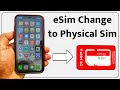 How To Convert ESim To Physical Sim Card Humsafar Tech