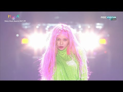 HyunA  Intro + Lip & Hip  Melon Music Awards 2017 HD