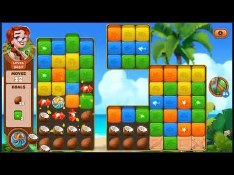 Lost Island Blast Adventure Level 1417 - NO BOOSTERS 🏝️ | SKILLGAMING ✔️