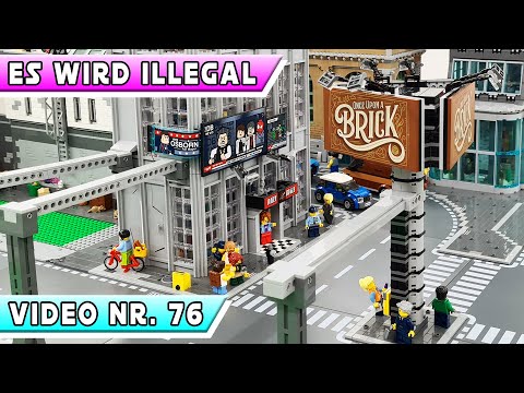 Rotierende Reklamewand | Meine Lego Stadt (New York & Marvel) Video Nr.: 76