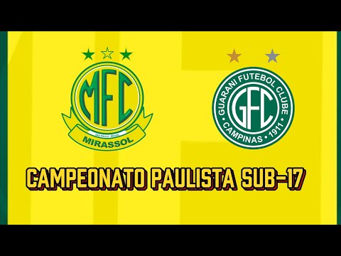 MIRASSOL FC X GUARANI (SUB-17) 27/09/2025