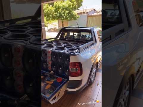 SAVEIRO REBAIXADA COM SOM AUTOMOTIVO TOCANDO FORTE DAN LÉLLIS MEU GRAVE