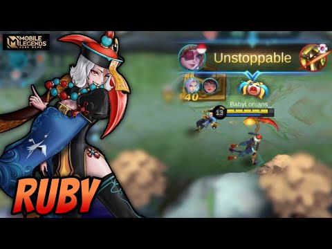 RUBY IS UNSTOPPABLE BY ANYONE, BUILD RUBY TERSAKIT | TOP 1 GLOBAL RUBY