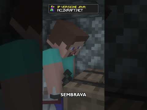 L'ho spaventato TROPPO! #minecraft #zkraft