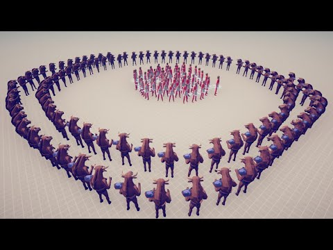 100x Minotaur vs 50x Zeus - Totally Accurate Battle Simulator