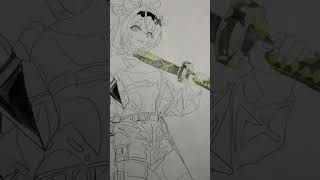 ホロライブのイラスト描いてみた番外編:Part1#白上フブキ#風真いろは