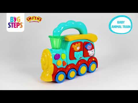 Big Steps Play Baby Animal Train - Smyths Toys