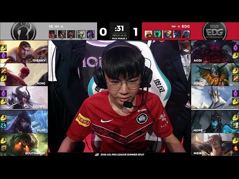IG vs EDG | W3D7 - Match 2 Game 2 | LPL Summer Split 2020 – S10 | Invictus Gaming vs Edward Gaming