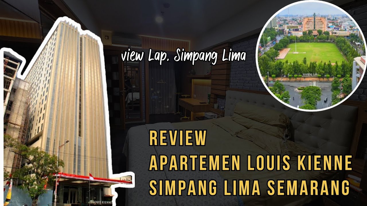 Apartemen Full Furnished 2 Unit Jadi 1 Louis Kienne Simpang Lima