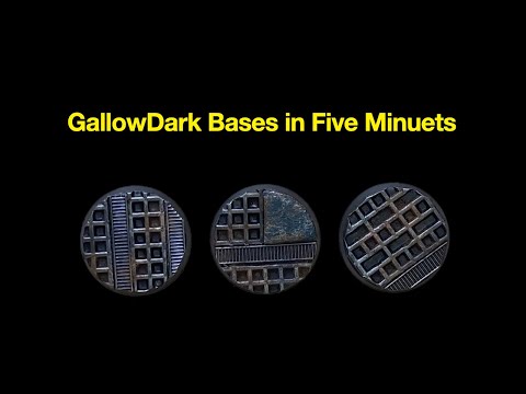 Making Cheap Easy GallowDark Bases!
