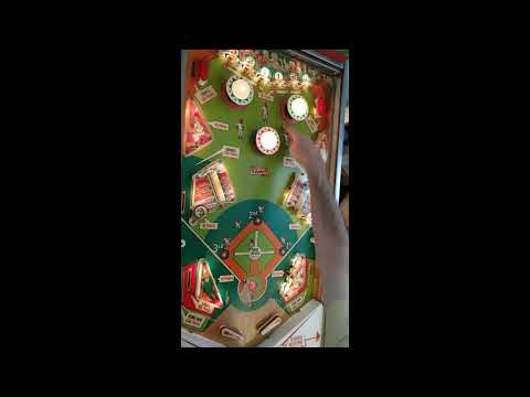 1971 Gottlieb Play Ball Baseball Theme Pinball Gameplay and Brief Tutorial