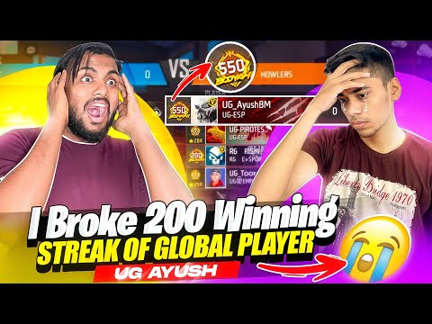 Breaking 550 Global Higest Winning streak Of Ungraduate Gamer Got Angry And Broke is webcam