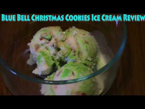 BLUE BELL CHRISTMAS COOKIES ICE CREAM REVIEW