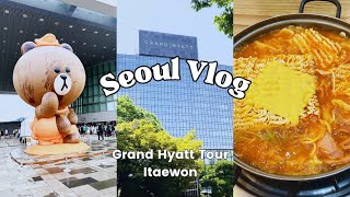 Grand Hyatt Seoul Grand King Suite - Itaewon Budae Jjigae, SEOUL Summer Vlog 🌺 🇰