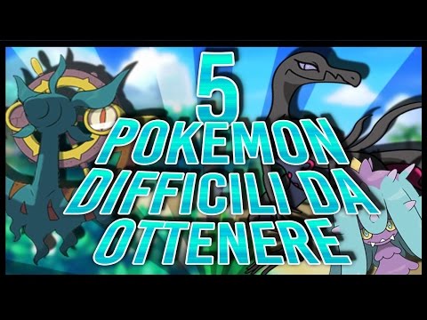 ►5 POKEMON DIFFICILI DA OTTENERE SU POKEMON SOLE E LUNA◄ - CURIOSITA' POKEMON -ITA