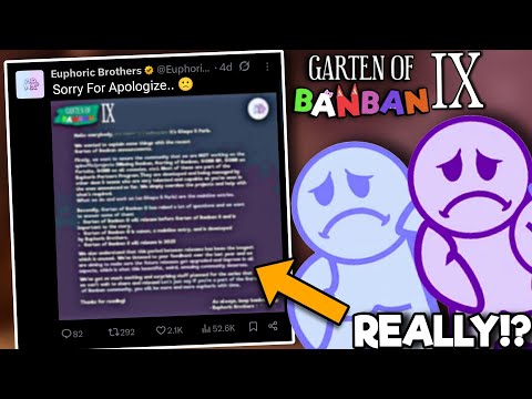 Garten of Banban 9 - Sad News For All Fans!! 😭😭 (Huge Drama)