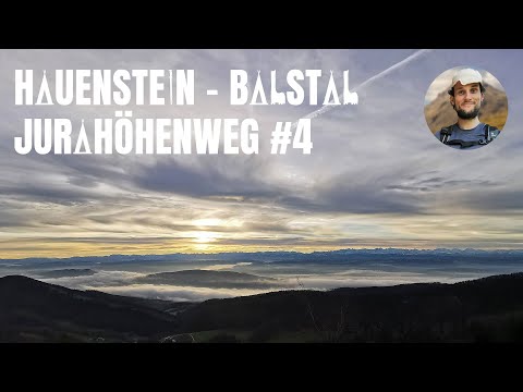 Schöne Wanderung in Solothurn - Jura Höhenweg 4. Etappe [4K]
