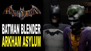 ¡BATMAN ARKHAM ASYLUM in MINUTES with BLENDER!