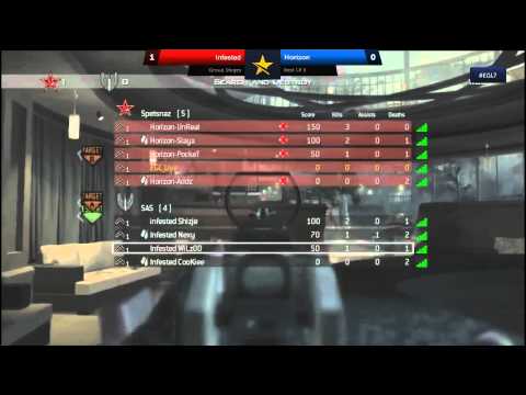 EGL7 : Call of Duty MW3 (PS3) : Infested vs Horizon - Map 2