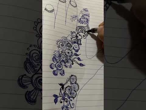 Arabi #henna #design  and mahndi design with nazli is live!