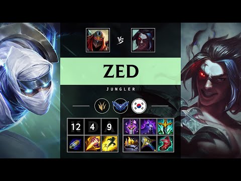 Zed Jungle vs Kayn: Legendary - KR Diamond Patch 14.24