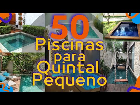 Top 50  Modelos de Piscinas perfeitas para quintal pequeno.