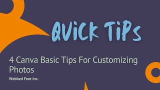 4 Canva Basic Tips For Customizing Photos