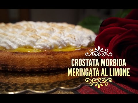 ❥Crostata morbida meringata al limone